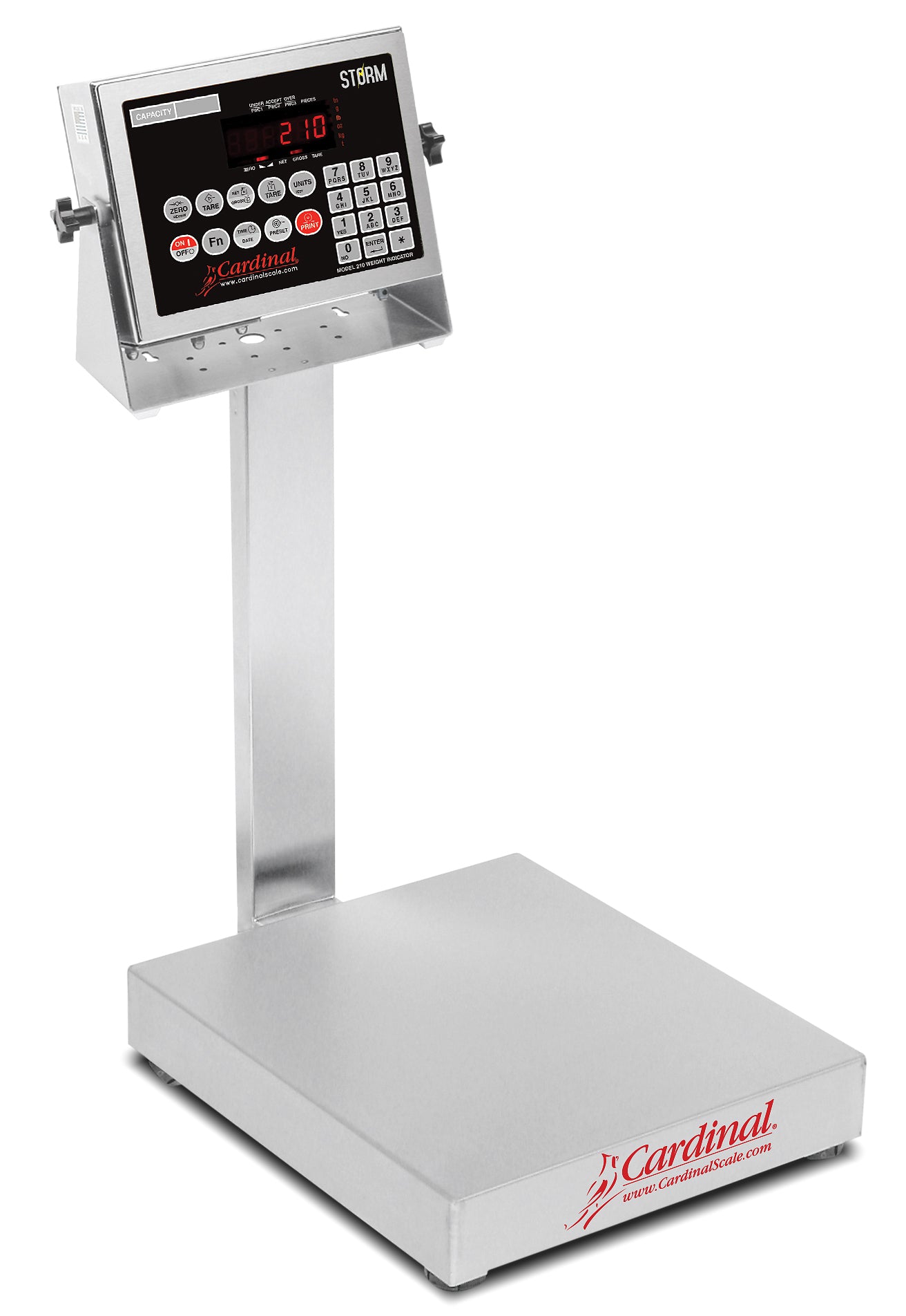 cardinal-detecto-eb-300-210-electronic-bench-scale-300lb-stainless-steel-210-indicator