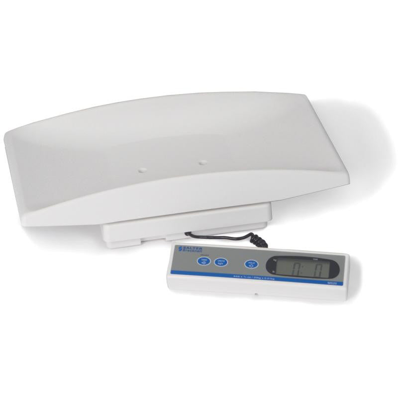 brecknell-ms-20s-pediatric-veterinary-scale-with-stainless-steel-top-pan-44-lb-capacity-0.5-oz-readability