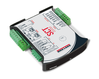 Rice Lake SCT-2200 Advanced Series Signal Conditioning Weight Transmitter - SCT2200, 12-24VDC, RS485/232, DIN Mount