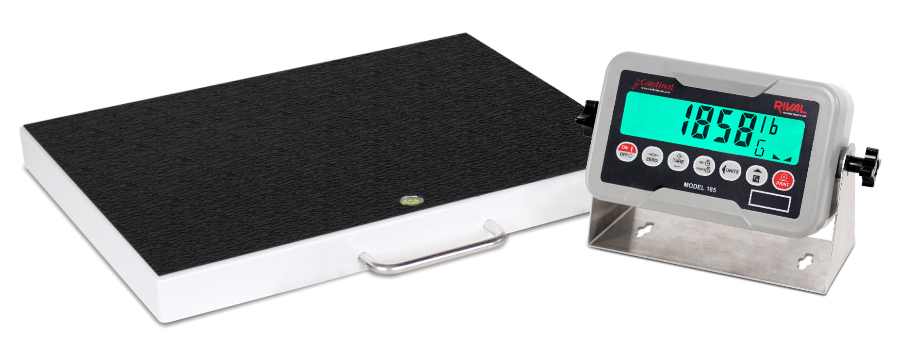 cardinal-detecto-684p-185b-general-purpose-scale-18x14-inch-600-lb-capacity-mild-steel-185b-indicator

