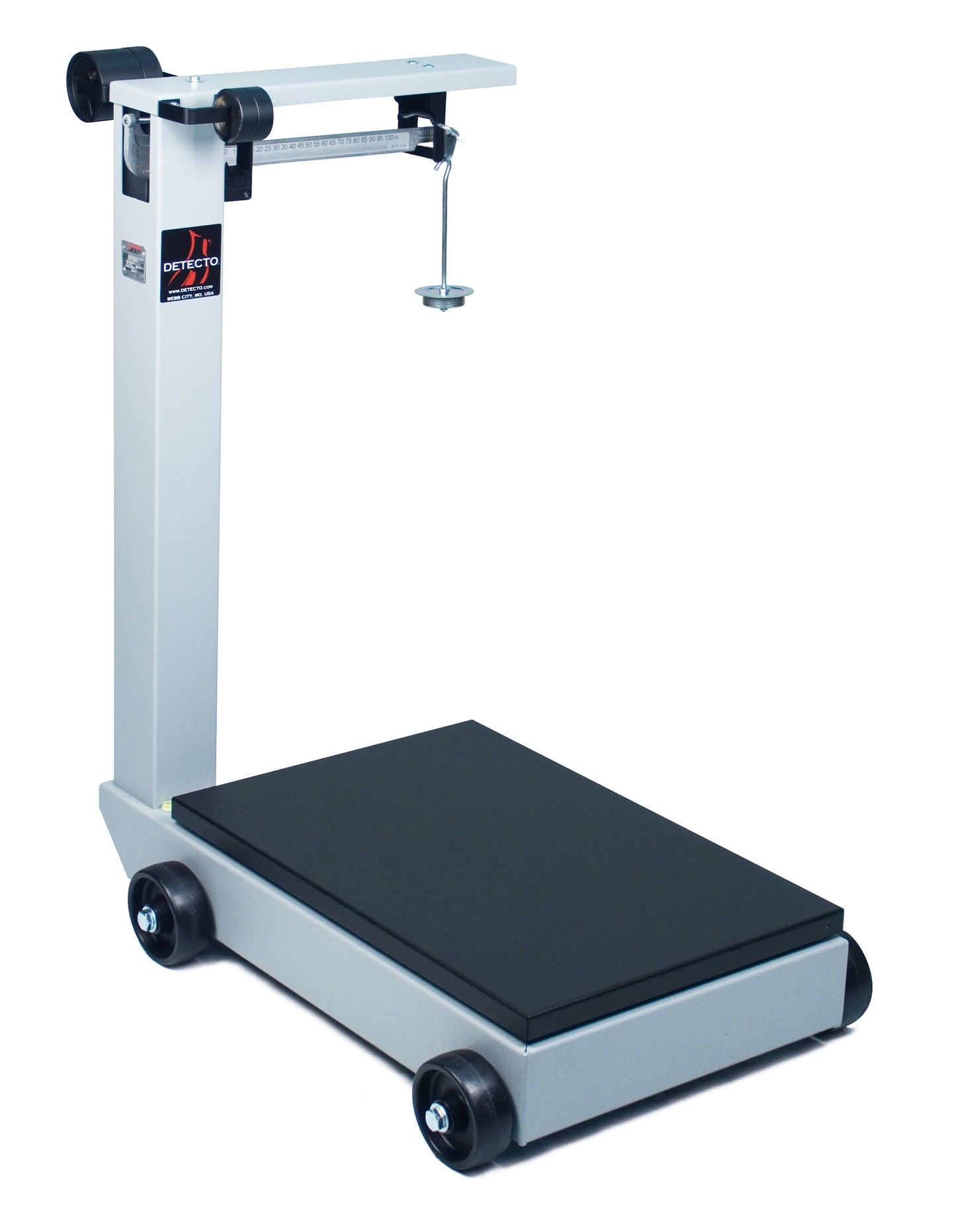 cardinal-detecto-854f100pk-mechanical-portable-scale-19x28-inch-1000-lb-500-kg-capacity-mechanical-beam-legal-for-trade