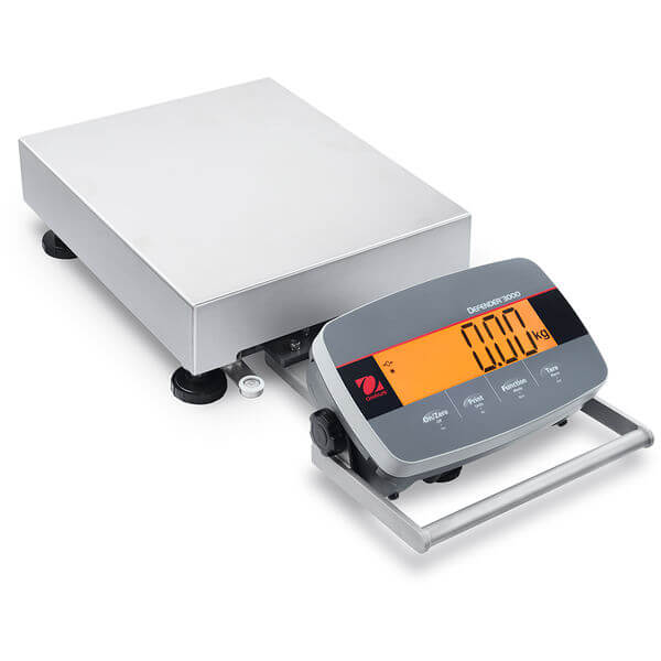 Ohaus 30685204 i-D33P30B1R5 AM Defender® 3000 Washdown Bench Scale - 60 x 0.01 lb