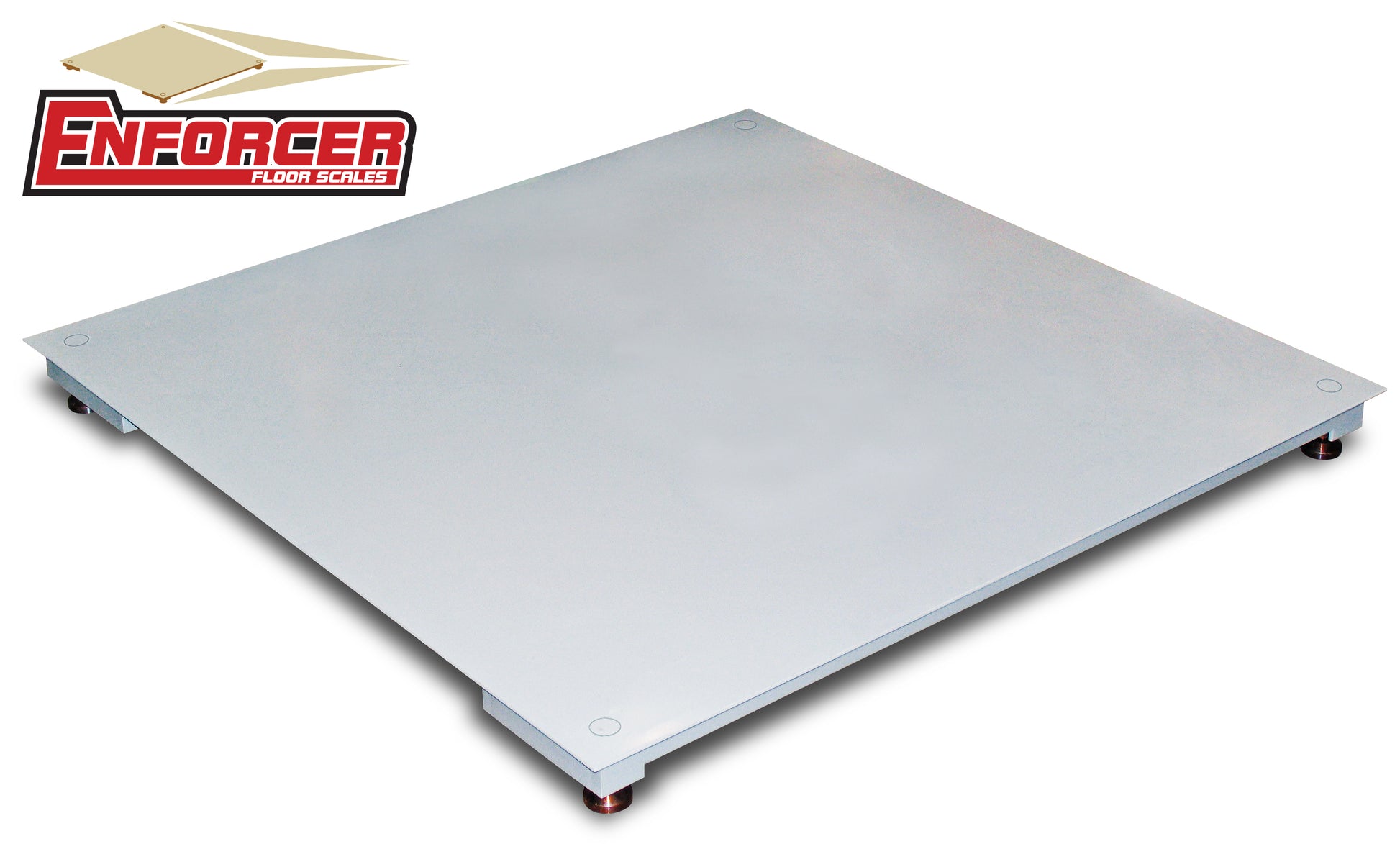cardinal-detecto-fh-144-iis-4x4-frameless-electronic-floor-scale-1000lb-capacity-stainless-steel-platform