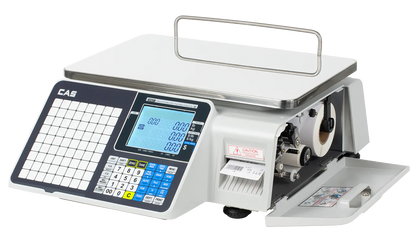cas-cl3000-b30w price-computing-label-printing-scale 15-30-lb dual-range-stainless-platter
 