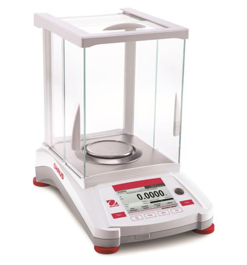 ohaus-ax124e-adventurer-analytical balance-external-calibration-120g-x-0.1mg