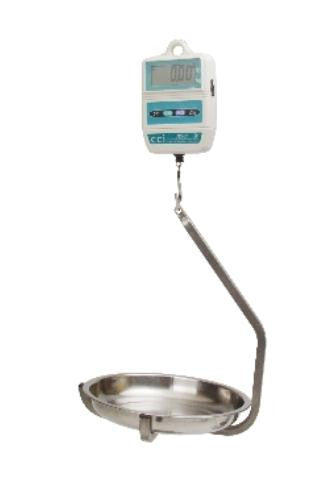 CCi HS-6 Electronic Hanging Scale - 6 x 0.005 lb/2.7 x 0.002 kg