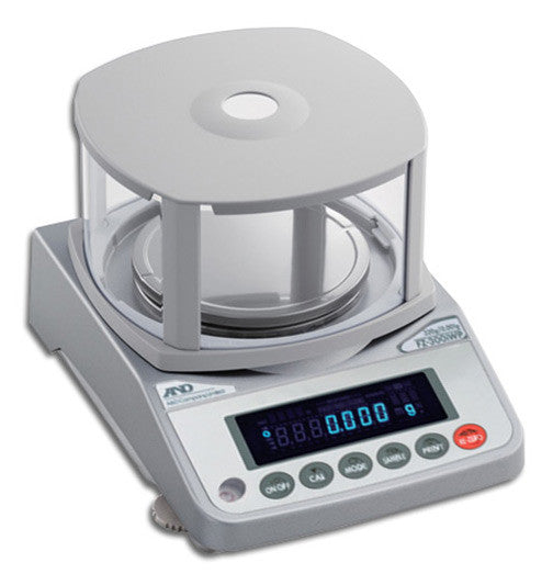 Calibrati A&D FX-1200iWPN Precision Balance - 1,220 x 0.01 g, External Calibrati ...