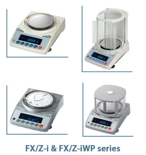 A&D FX-iWP Series Precision Balance Scale - With Draft Shields