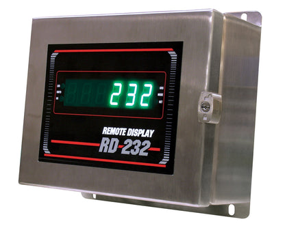 Rice Lake RD-232 Remote Display Stainless Steel, NEMA Green LED