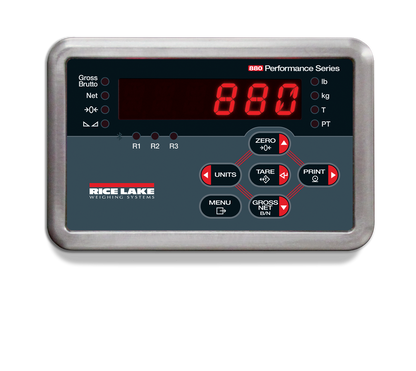 Rice Lake 880 Performance Panel Mount Series Digital Indicator Front