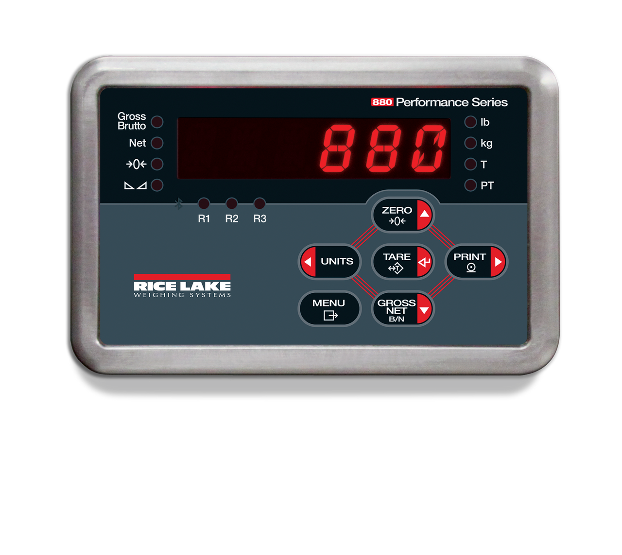 Rice Lake 880 Performance Panel Mount Series Digital Indicator Front