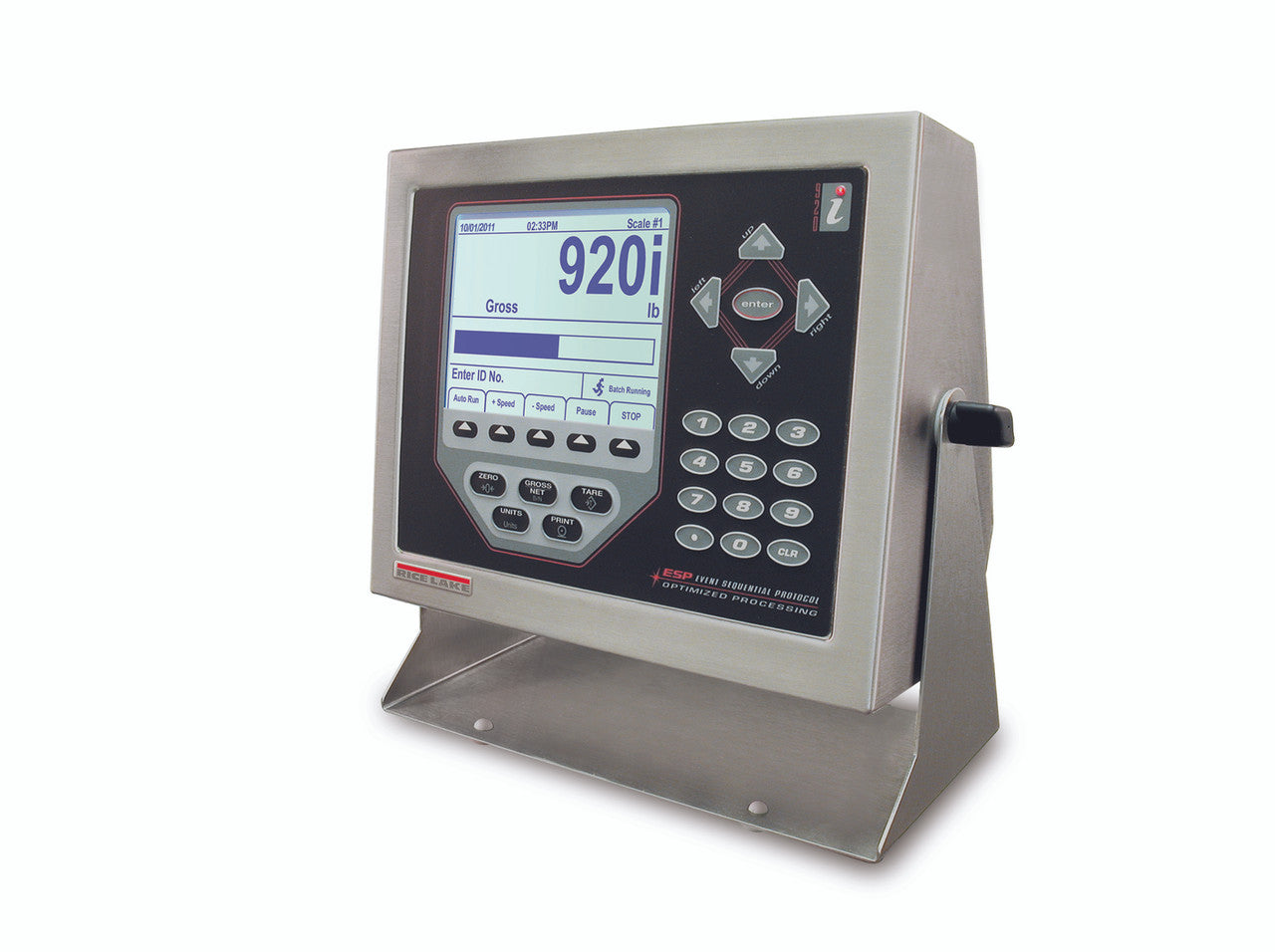 Rice Lake 920i Series Programmable Weight Indicator and Controller Side