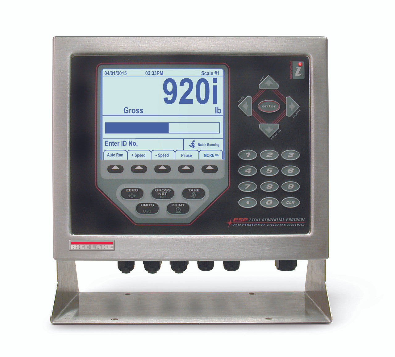 Rice Lake 920i Series Programmable Weight Indicator and Controller Front