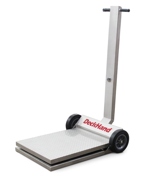 Rice Lake DeckHand Portable Floor Scale - Stainless Steel