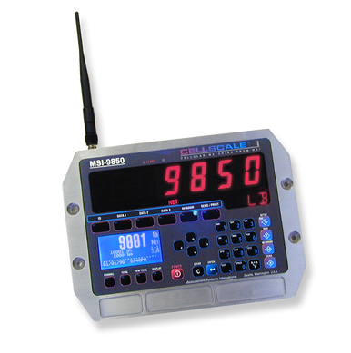 MSI-9850 162035 CellScale™ RF Digital Weight Indicator - MSI-9850 Meter International AC/DC Power