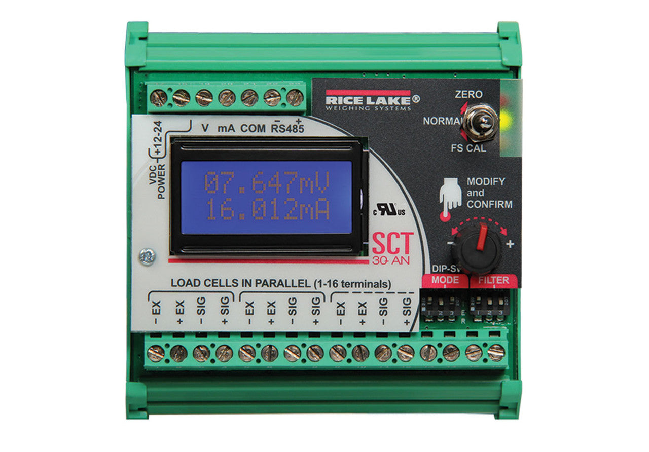 Rice Lake SCT-30 Signal Conditioning Transmitter and Signal Indicator Front