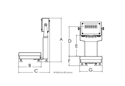 rice-lake-cw90xb-bench-scale-480-indicator-package-drawing