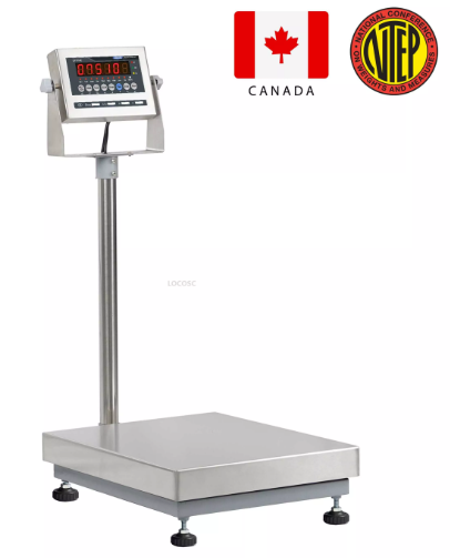 Bullseye BBS 1818-400SS -  Bench Scale Stainless Steel, Capacity 400 lb, Platform Size 18" x 18"