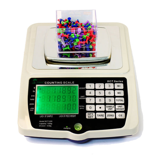 tree-sct-600-small-counting-scale-600g-x-0-01g-with-4-7x5-3-inch-platter-lcd-display-and-rechargeable-battery