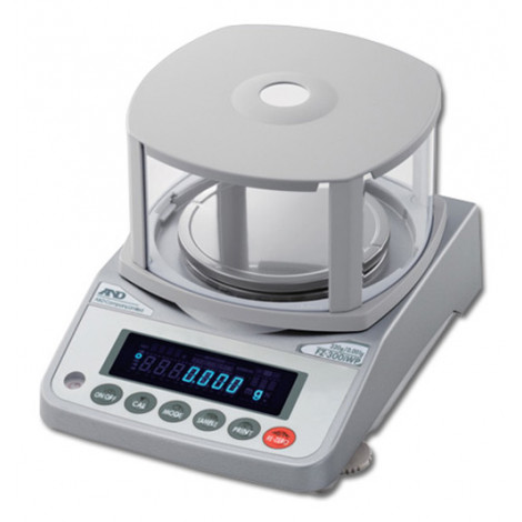 A&D FX-iWP Series Precision Balance Scale- Front right